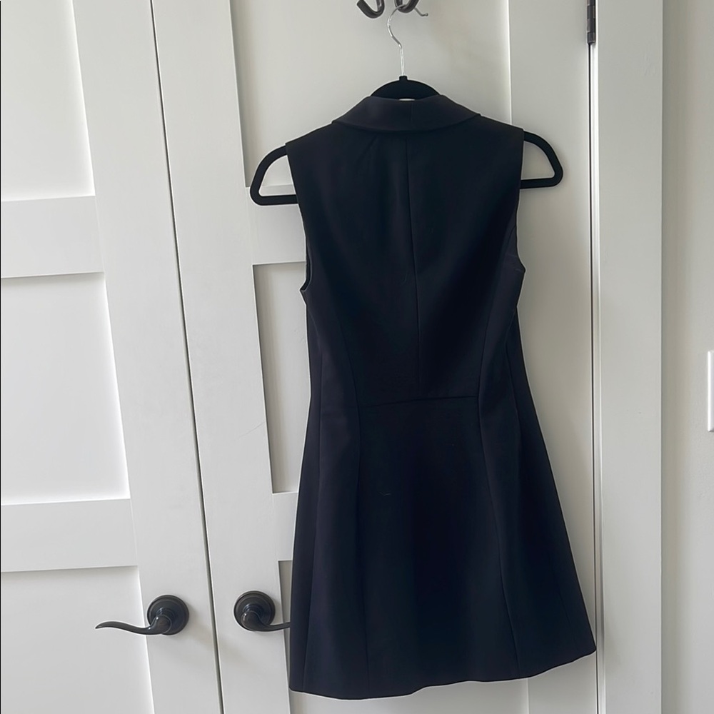 Zara Black Tuxedo Mini Dress - Picture 7 of 10